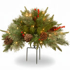 🎄Christmas On Sale🔥'Feel Real' Pre-lit Artificial Christmas Urn Filler