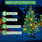 🎄Christmas 🔥Solar Powered Christmas Tree with 20 LED Strawberry Lights