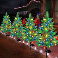 🎄Christmas 🔥Solar Powered Christmas Tree with 20 LED Strawberry Lights