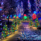 🎄Christmas 🔥Solar Powered Christmas Tree with 20 LED Strawberry Lights