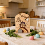 Christian Home Decor – “He Is Risen” Easter Wooden Decor