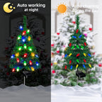 🎄Christmas 🔥Solar Powered Christmas Tree with 20 LED Strawberry Lights