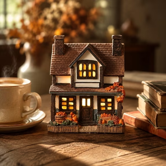 Fall Pumpkin Light-Up Cottage Decor Collection