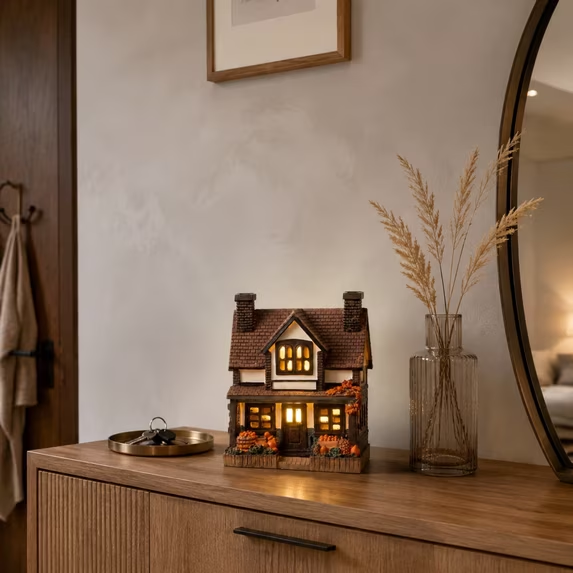 Fall Pumpkin Light-Up Cottage Decor Collection