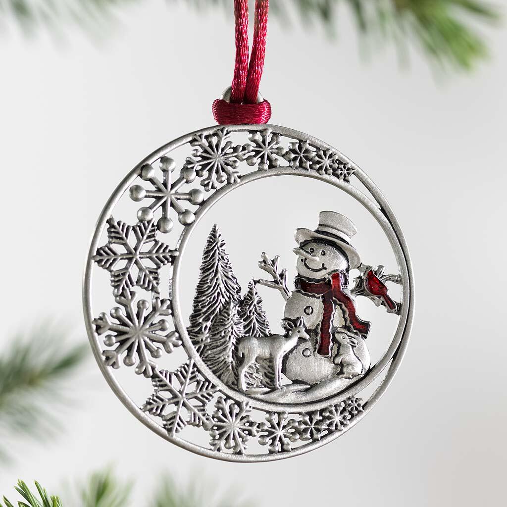 Solid Pewter Christmas Tree Ornament - BUY 5