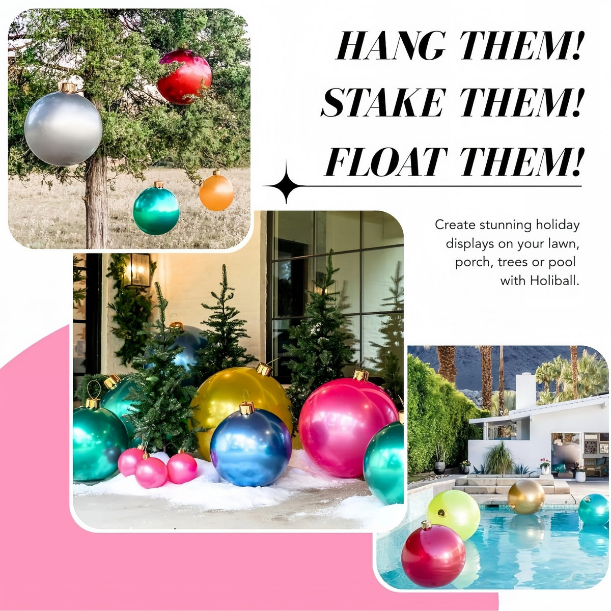 🎄Early Christmas 🔥Oversized Inflatable Christmas Ornament Balls