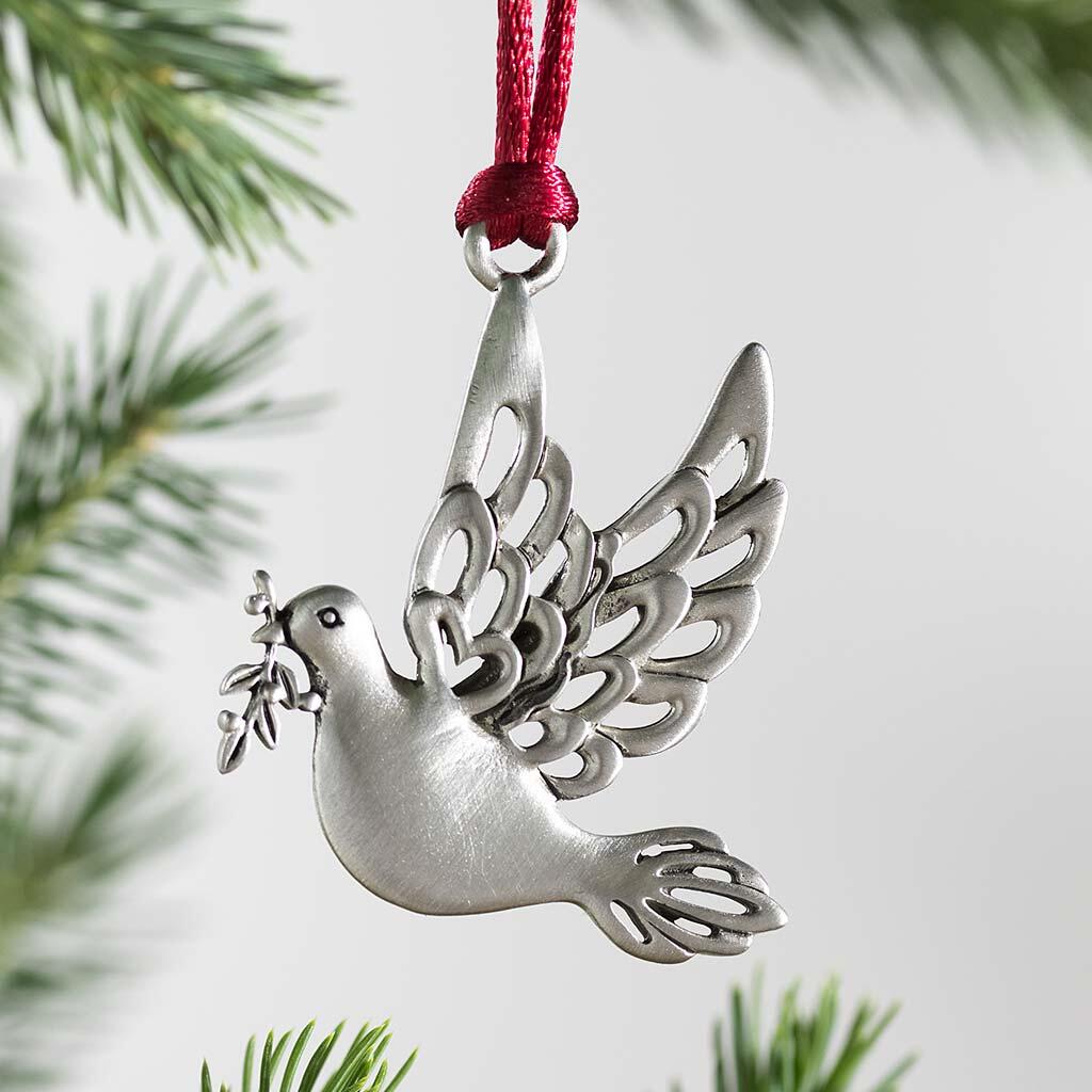 Solid Pewter Christmas Tree Ornament - BUY 5