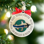 Funny Friend Christmas Ornament