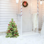 Solar Christmas Tree – 30" Pre-Lit Outdoor Pathway & Porch Tree
