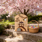 Christian Home Decor – “He Is Risen” Easter Wooden Decor
