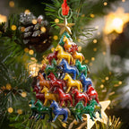 Horse Pyramid Christmas Tree Ornament
