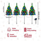 🎄Christmas 🔥Solar Powered Christmas Tree with 20 LED Strawberry Lights