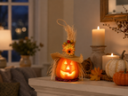 Lighted Pumpkin Scarecrow Décor