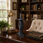 Black Witch Root Statue Tabletop Decor