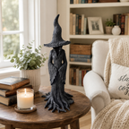 Black Witch Root Statue Tabletop Decor
