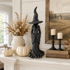 Black Witch Root Statue Tabletop Decor