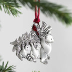 Solid Pewter Christmas Tree Ornament - BUY 5