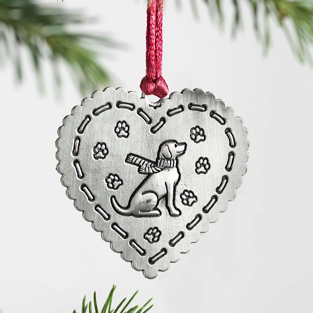 Solid Pewter Christmas Tree Ornament - BUY 5