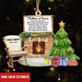 Personalized Christmas In Heaven Ornament