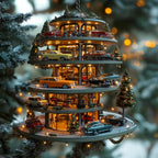 Retro Car Christmas Ornament